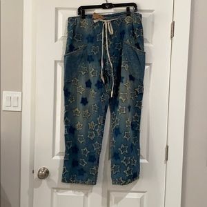 Magnolia Drawstring star jeans